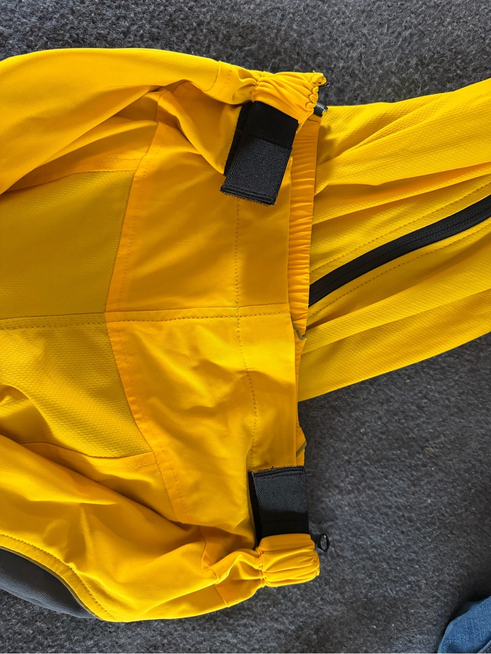 Craft Bright Yellow Running Tights with Contrast Panels - Picture 11 of 11